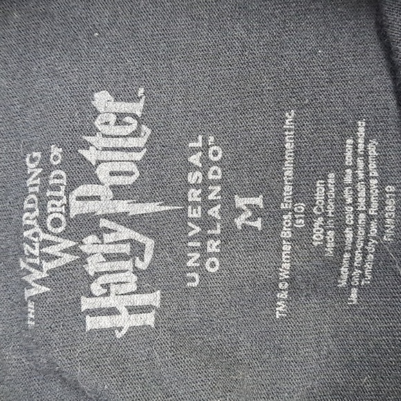 Harry Potter Universal Studios Orlando theme park graphic Med black t-shirt - Picture 5 of 5